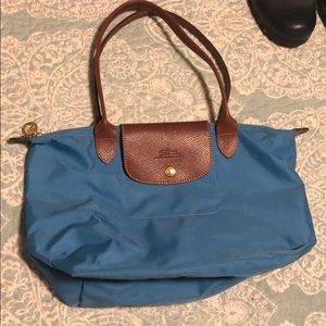 Blue Longchamp Small Tote